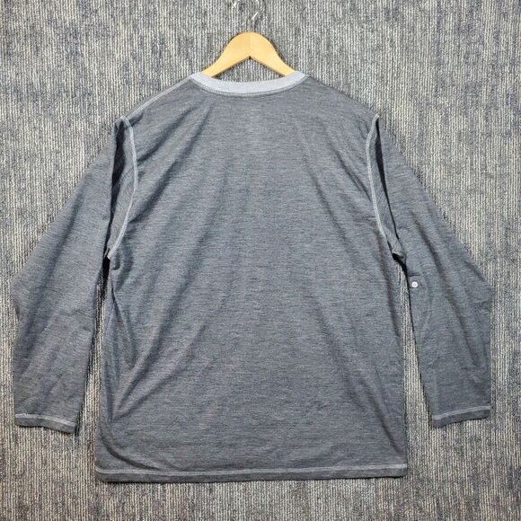 Vintage Phat Farm Men's Shirt Gray w/Pockets Loungewear Long Sleeve Size XXL Y2K - Picture 2 of 10
